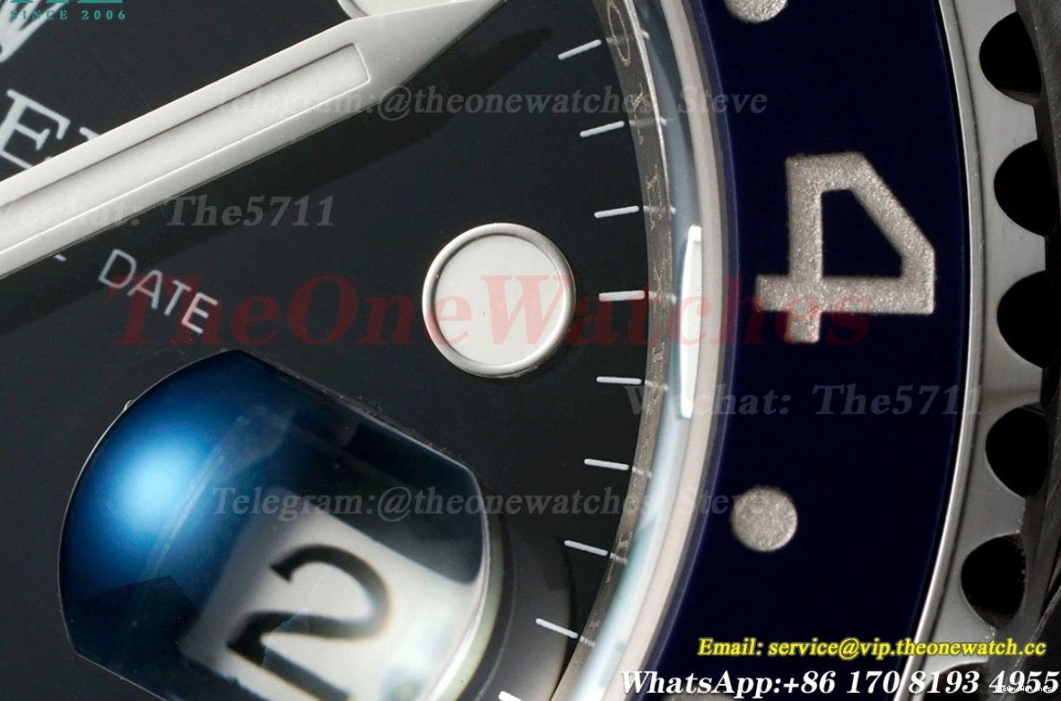 SS II GMT VR3285 40mm Oys EWEF Black Master SS Pepsi 126710 Dial 0423